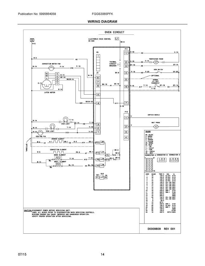 Diagram for FGGS3065PFK
