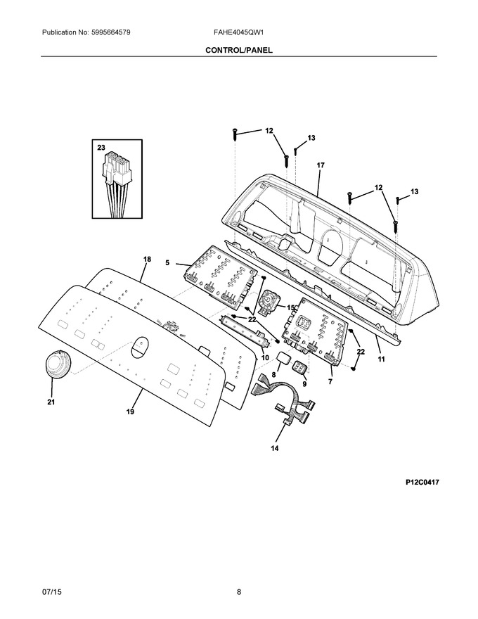 Diagram for FAHE4045QW1