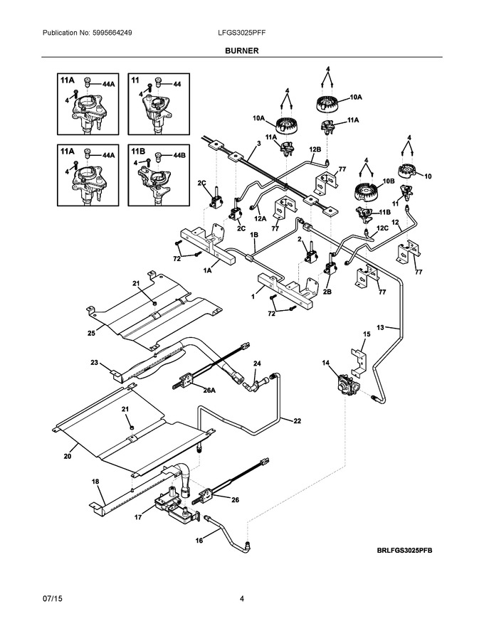 Diagram for LFGS3025PFF