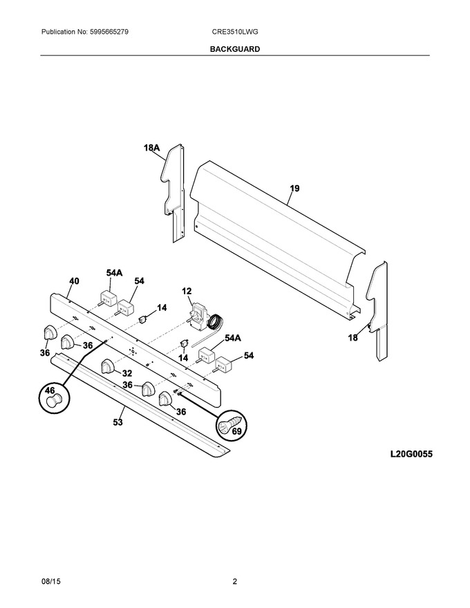 Diagram for CRE3510LWG