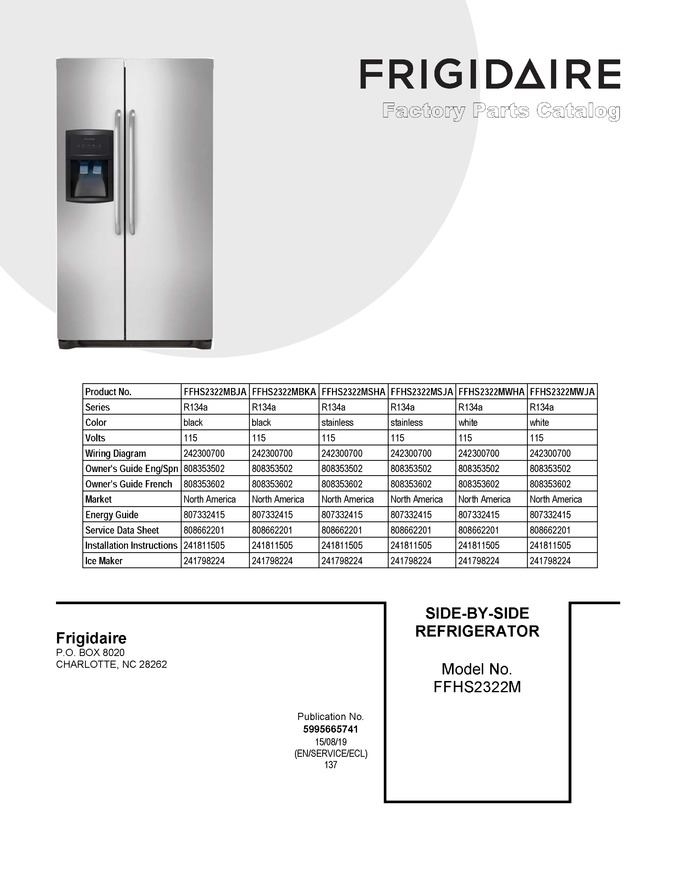 Diagram for FFHS2322MWJA
