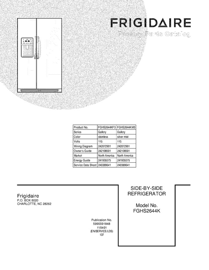 Diagram for FGHS2644KF3
