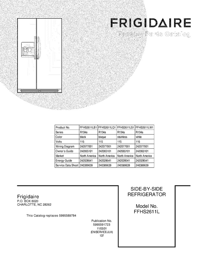 Diagram for FFHS2611LW1