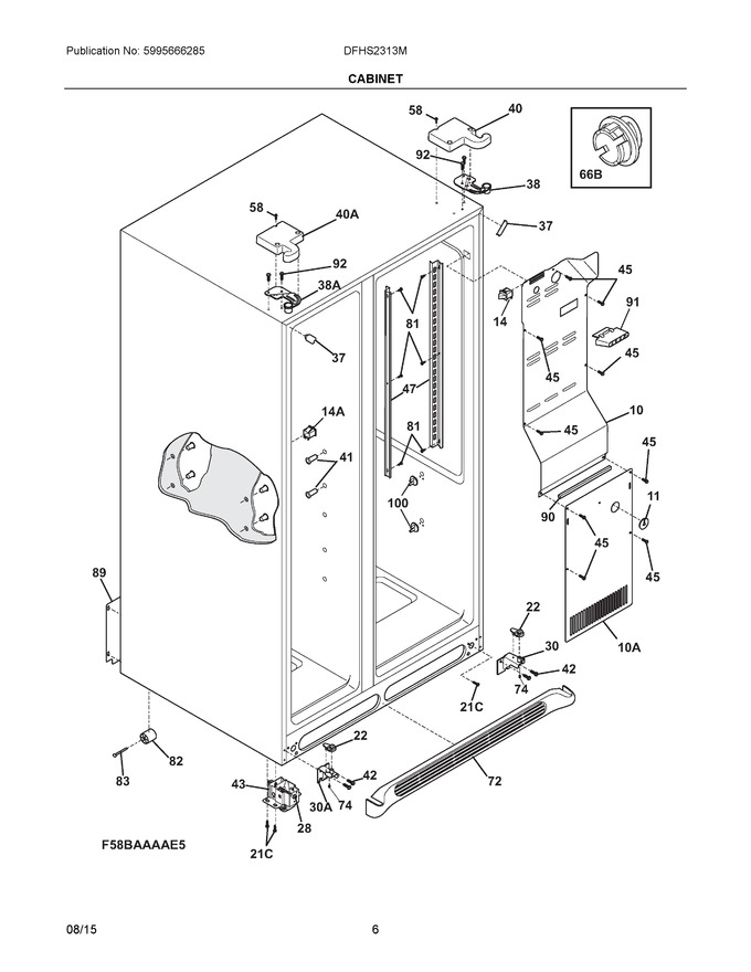 Diagram for DFHS2313MFHA