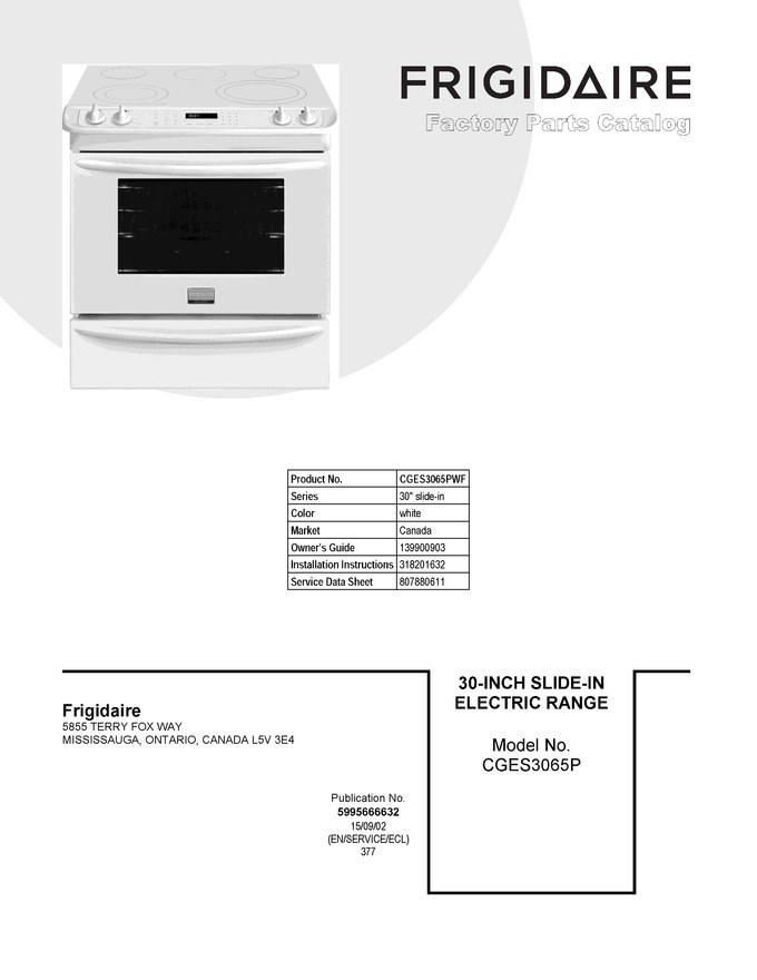 Diagram for CGES3065PWF
