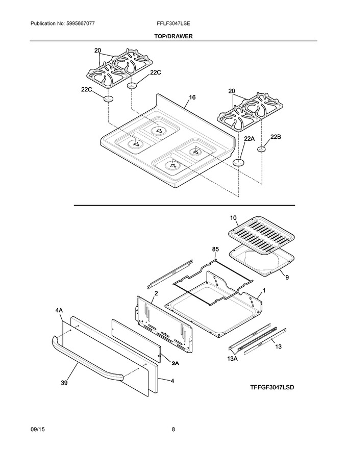Diagram for FFLF3047LSE