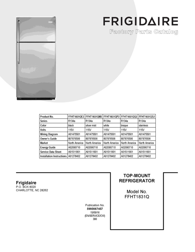 Diagram for FFHT1831QP2