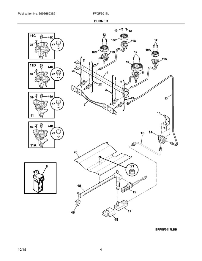 Diagram for FFGF3017LBG