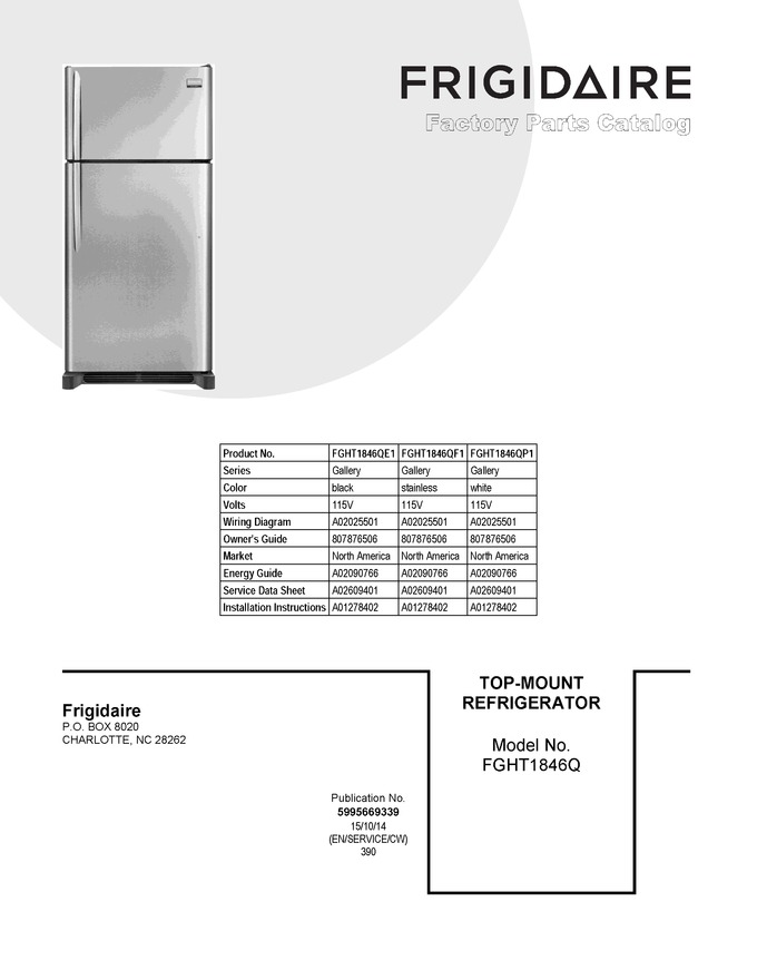 Diagram for FGHT1846QE1