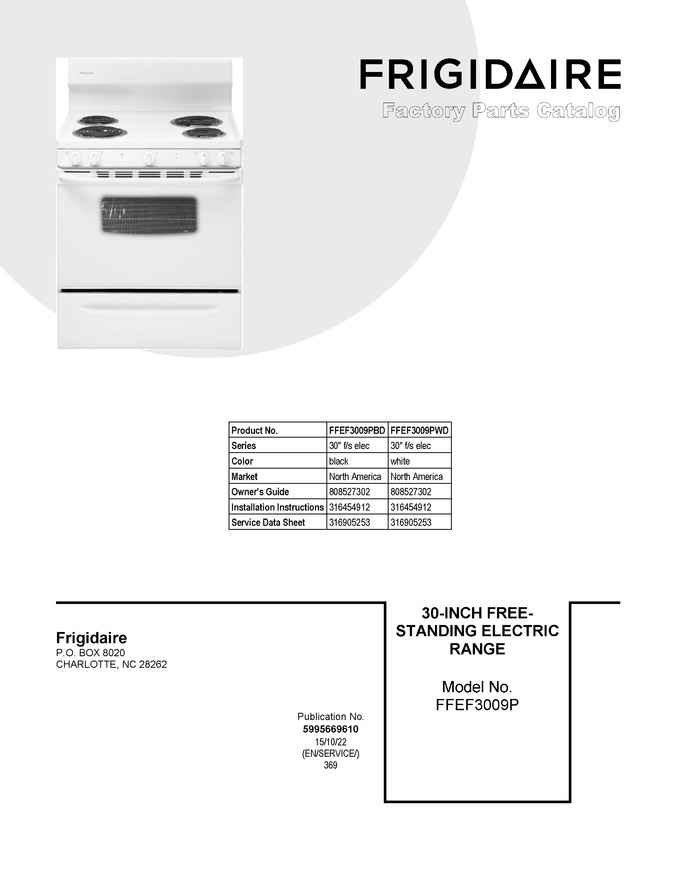 Diagram for FFEF3009PWD