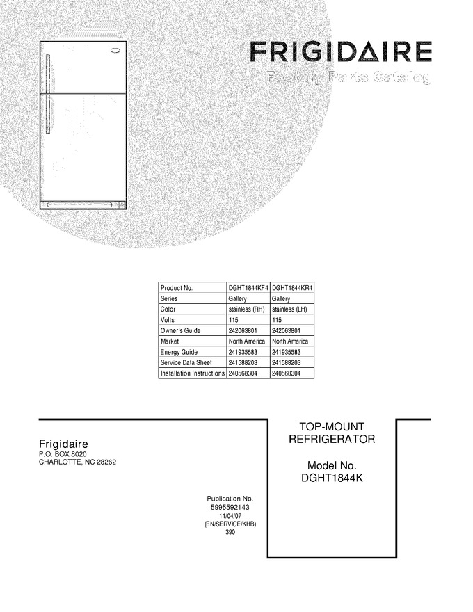 Diagram for DGHT1844KF4