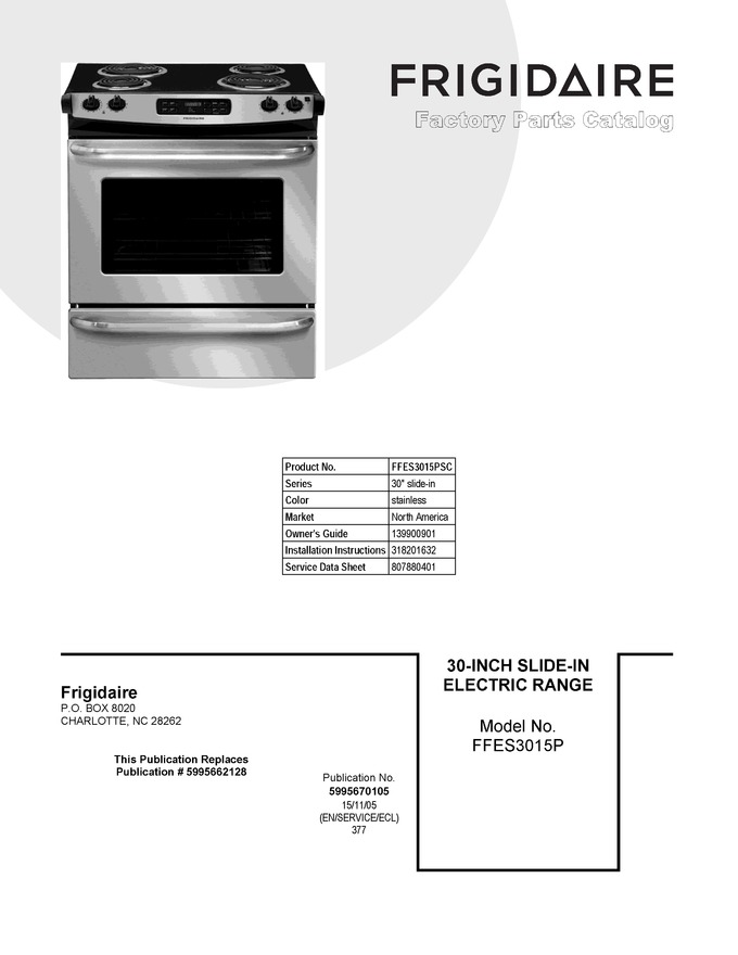 Diagram for FFES3015PSC