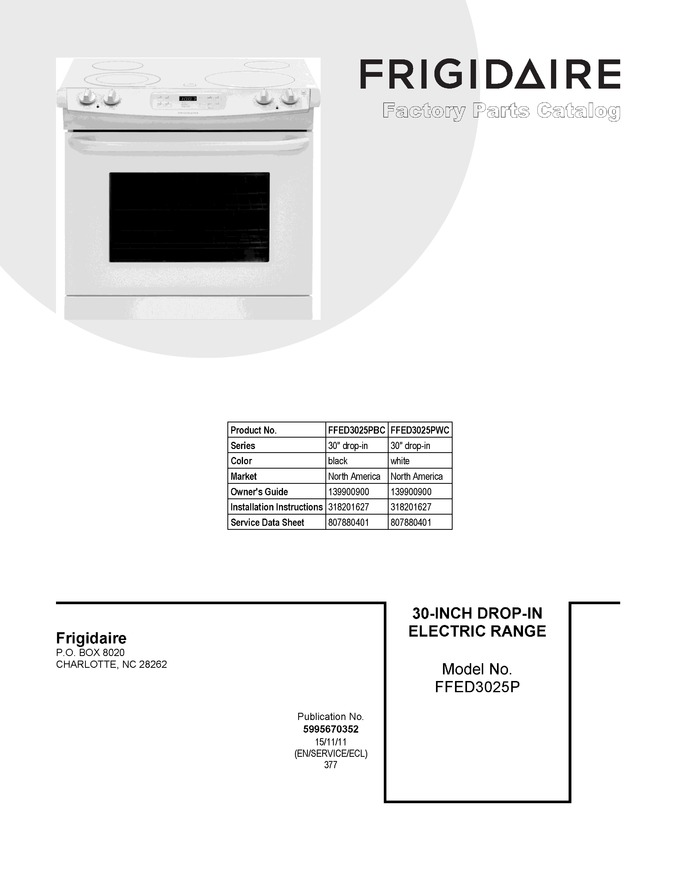 Diagram for FFED3025PBC