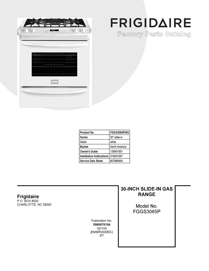 Diagram for FGGS3065PWG