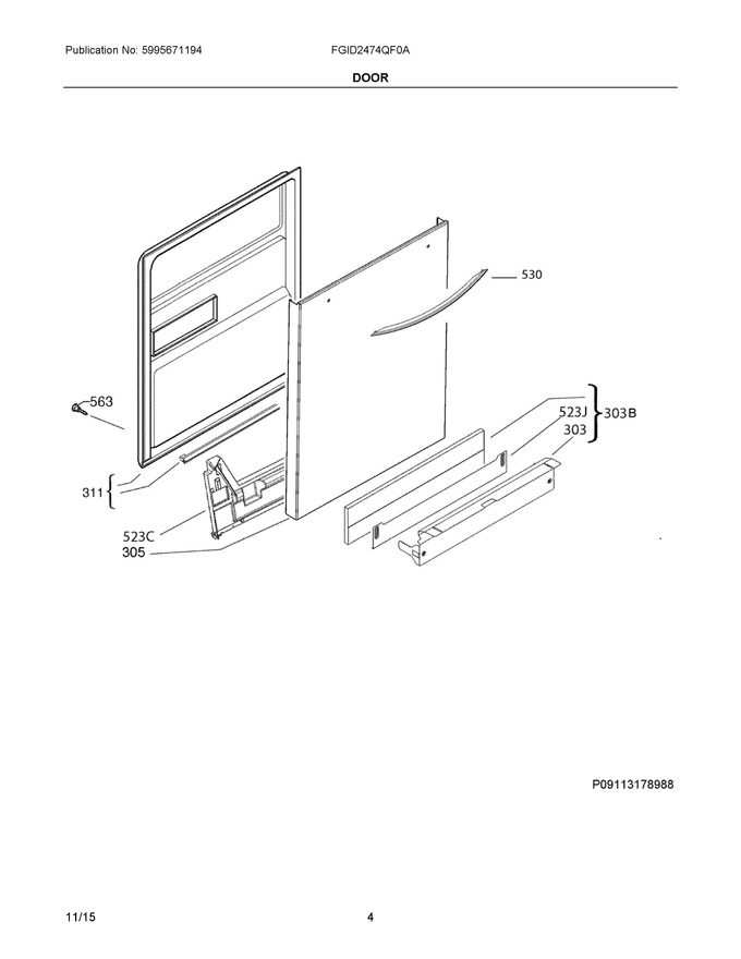 Diagram for FGID2474QF0A