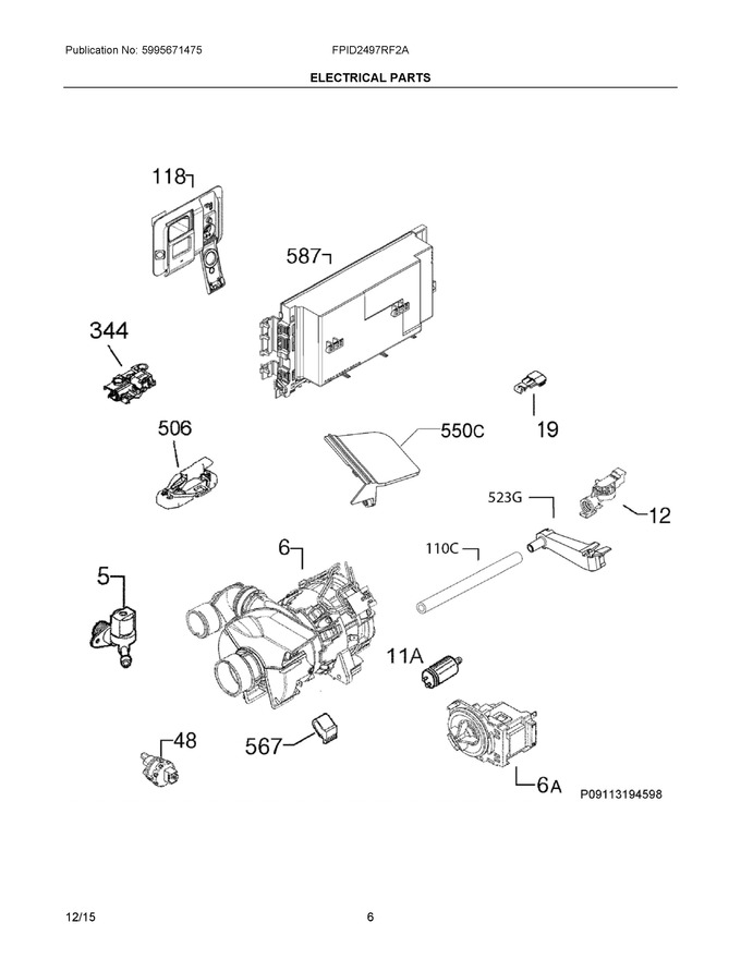 Diagram for FPID2497RF2A