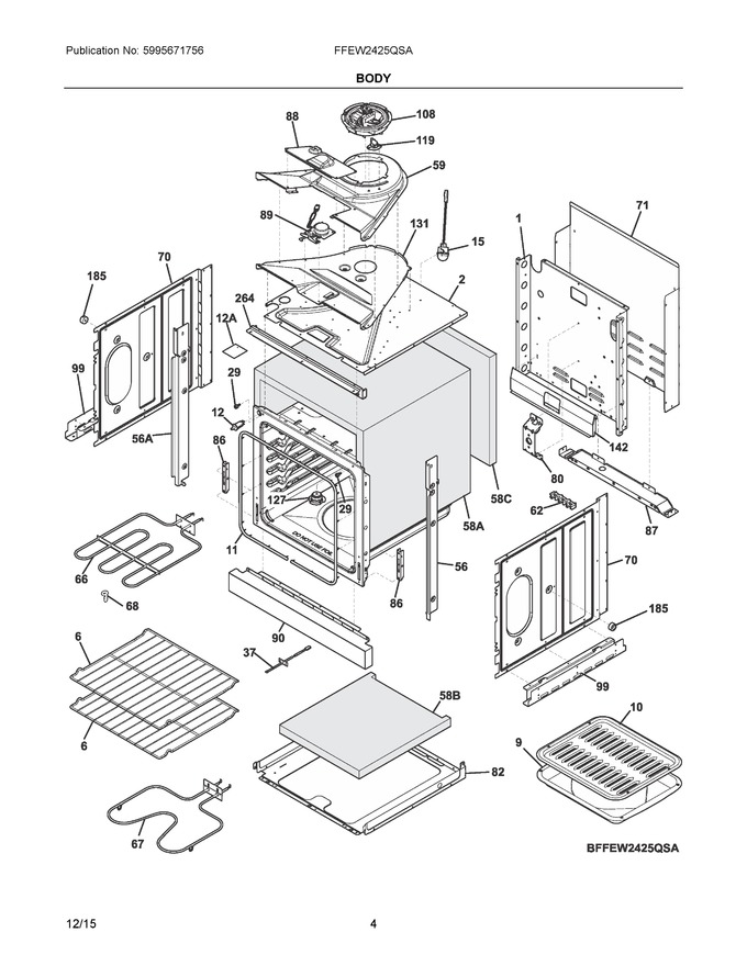 Diagram for FFEW2425QSA