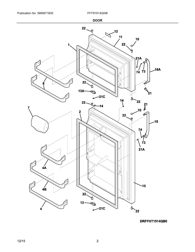 Diagram for FFTR1514QW9