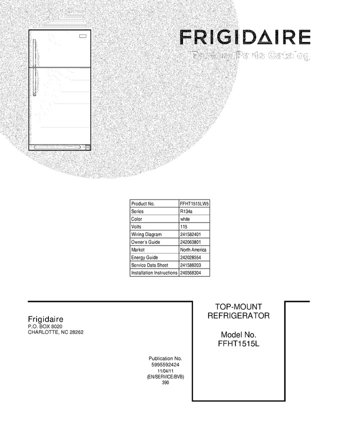 Diagram for FFHT1515LW5
