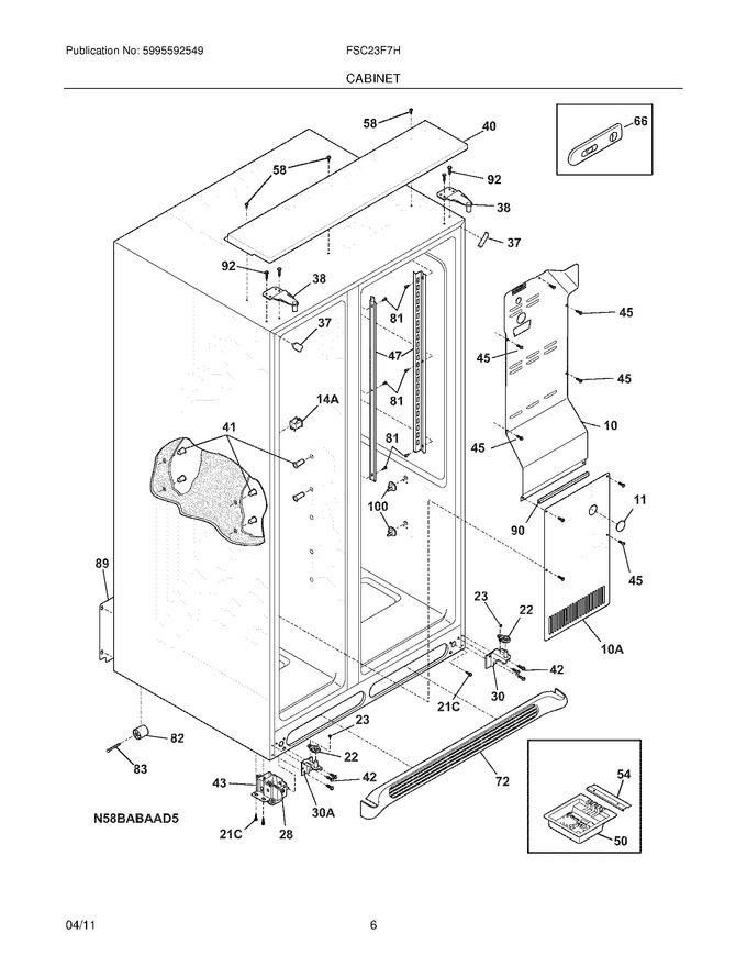 Diagram for FSC23F7HSB4
