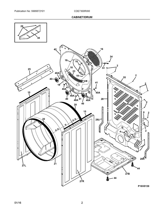 Diagram for CDE7300RW0