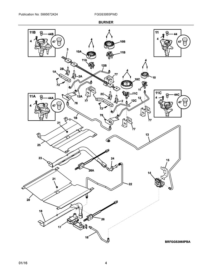 Diagram for FGGS3065PWD