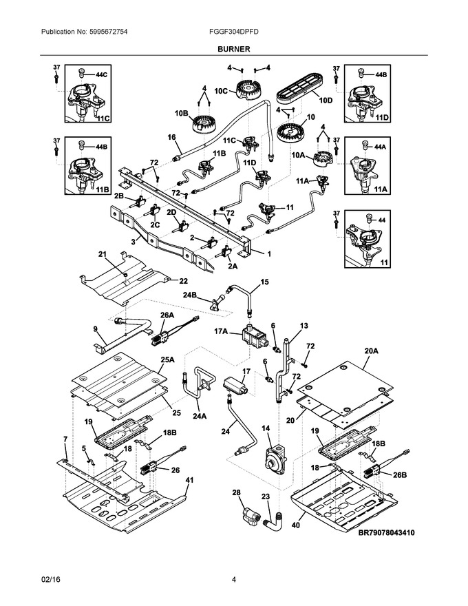 Diagram for FGGF304DPFD