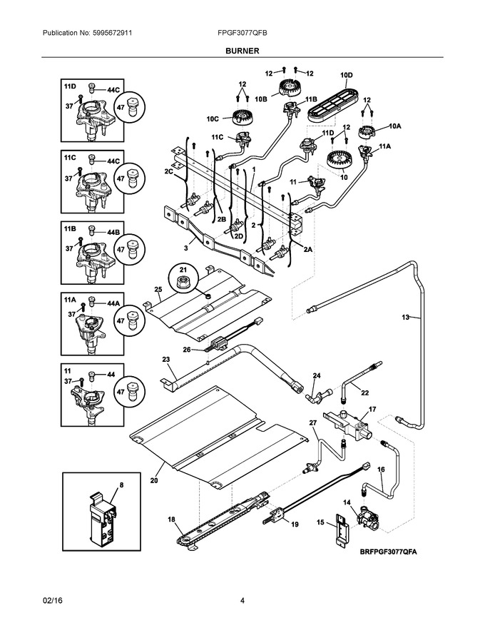 Diagram for FPGF3077QFB
