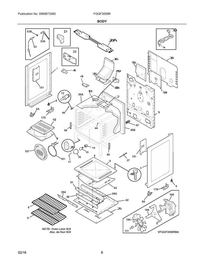 Diagram for FGGF3058RBA