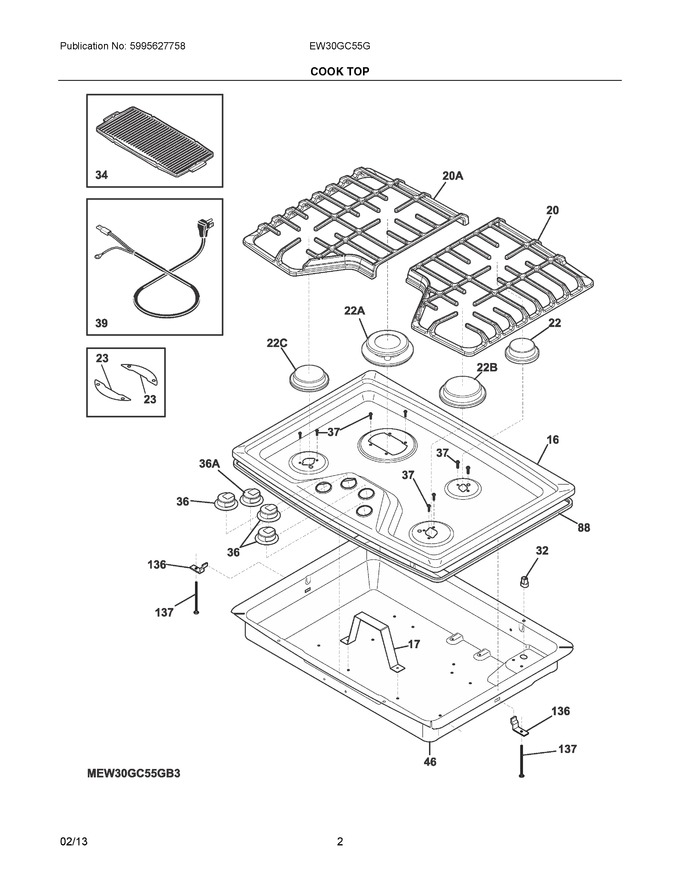 Diagram for EW30GC55GB3