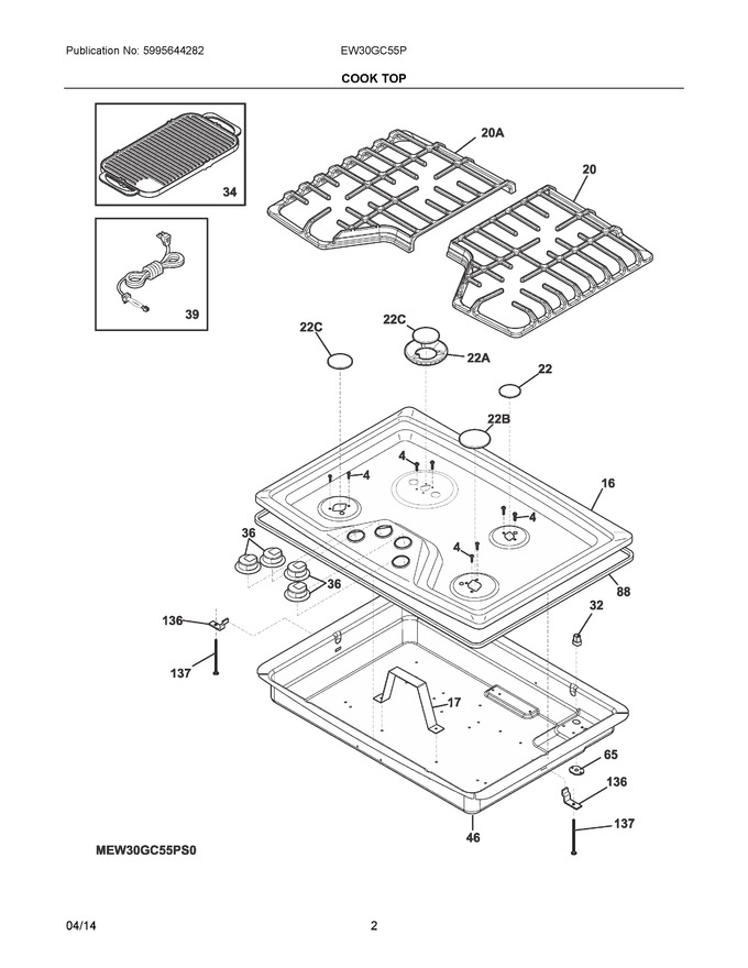 Diagram for EW30GC55PS0