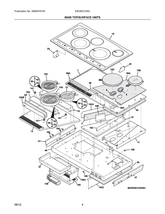 Diagram for EW36CC55GB2