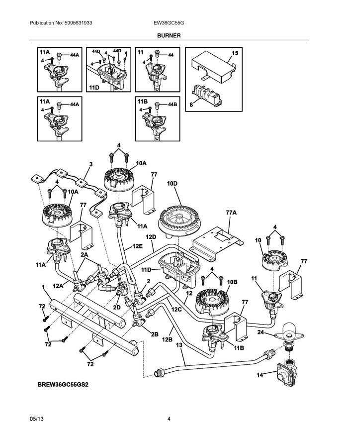 Diagram for EW36GC55GS3
