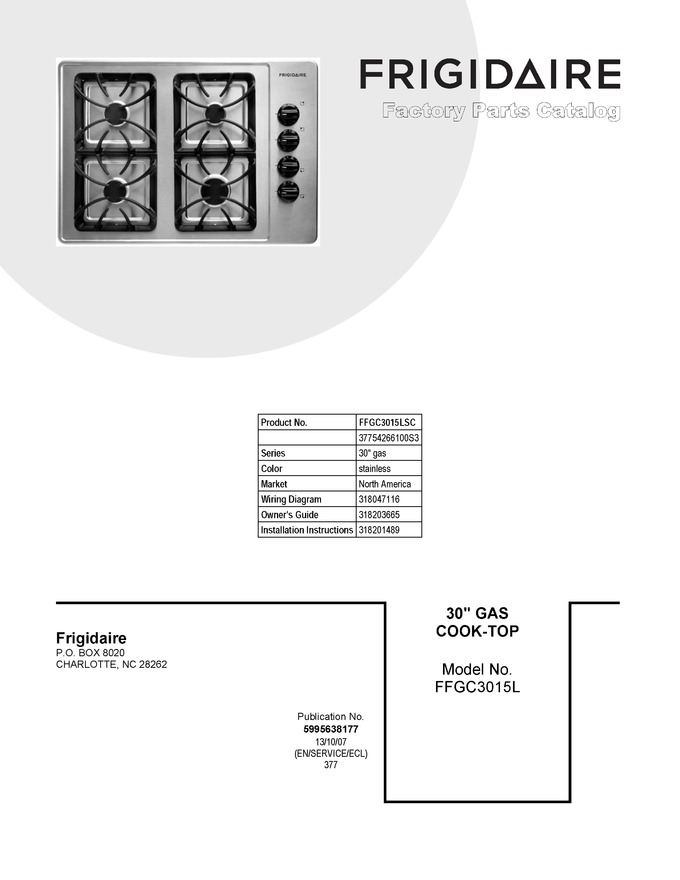 Diagram for FFGC3015LSC