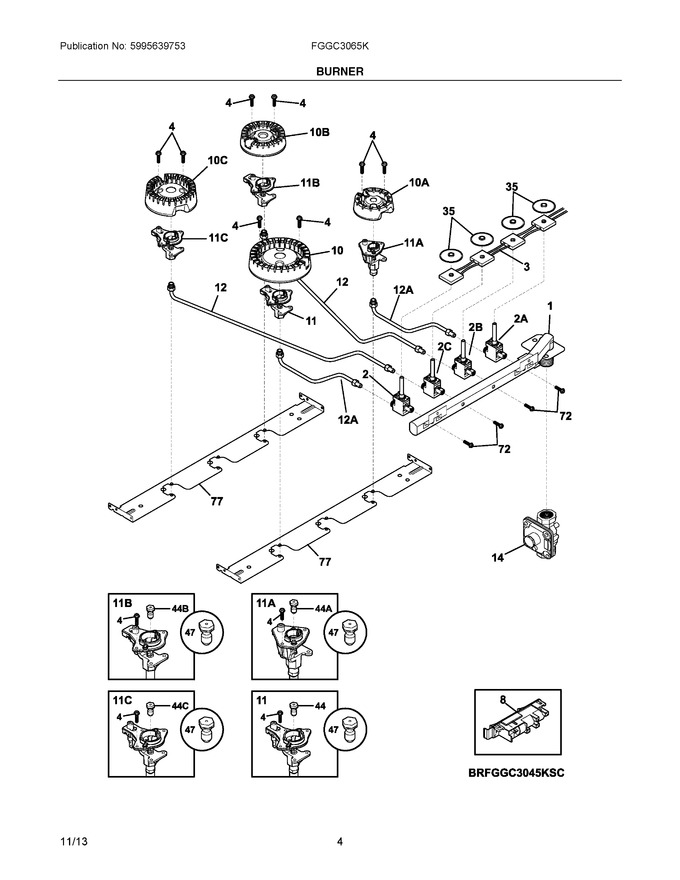 Diagram for FGGC3065KWC