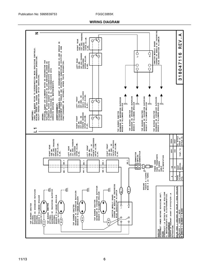 Diagram for FGGC3065KWC