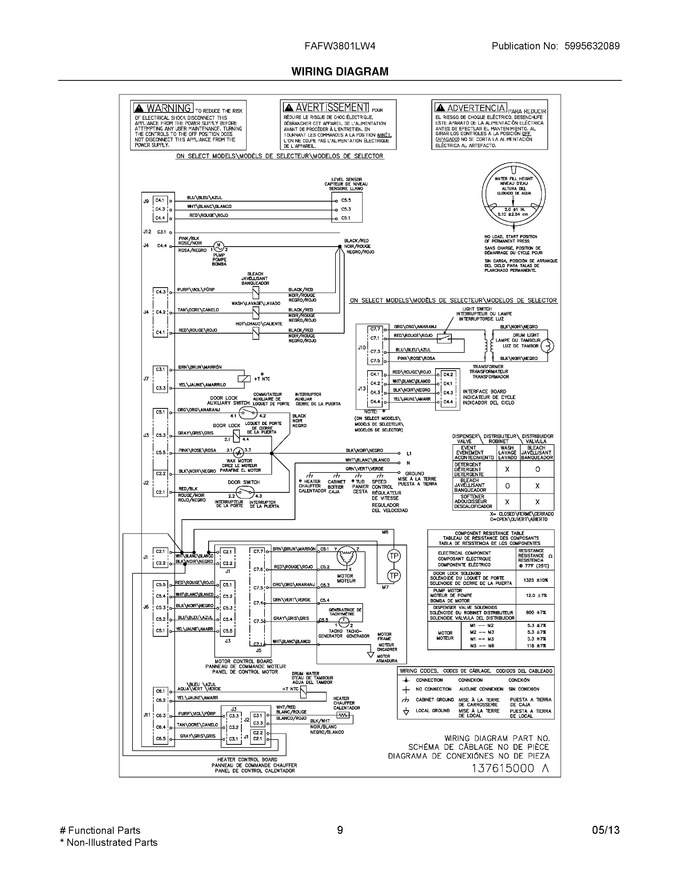 Diagram for FAFW3801LW4