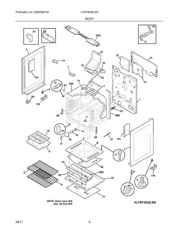 Diagram for LFGF3022LSD