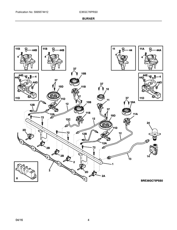 Diagram for E36GC76PRS0