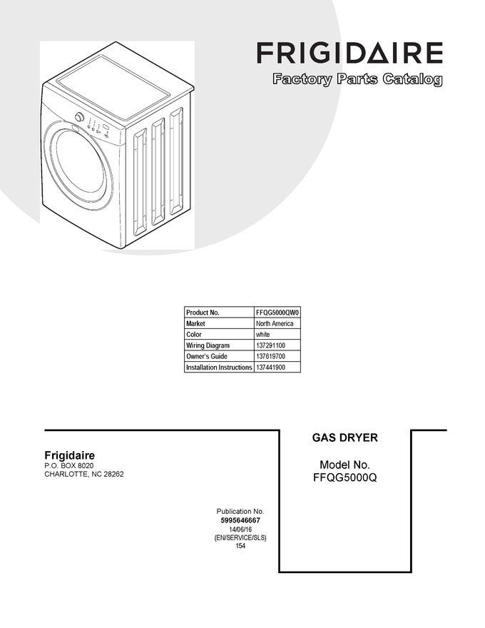 Diagram for FFQG5000QW0