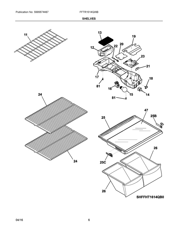 Diagram for FFTR1514QWB