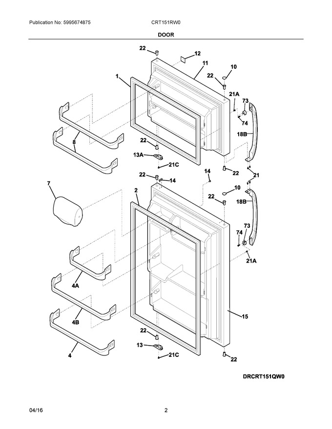 Diagram for CRT151RW0
