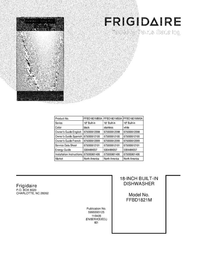 Diagram for FFBD1821MS0A