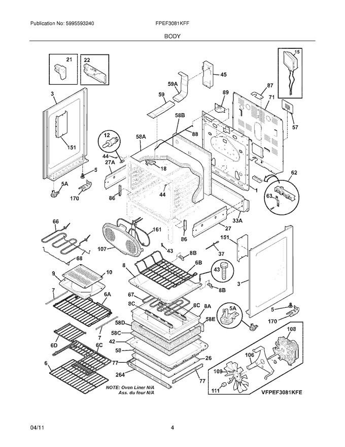 Diagram for FPEF3081KFF