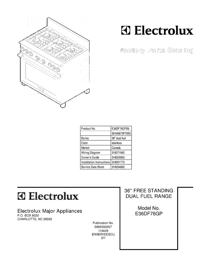 Diagram for E36DF76GPS5