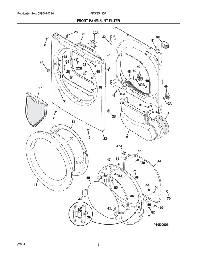 Diagram for FFSG5115PW1