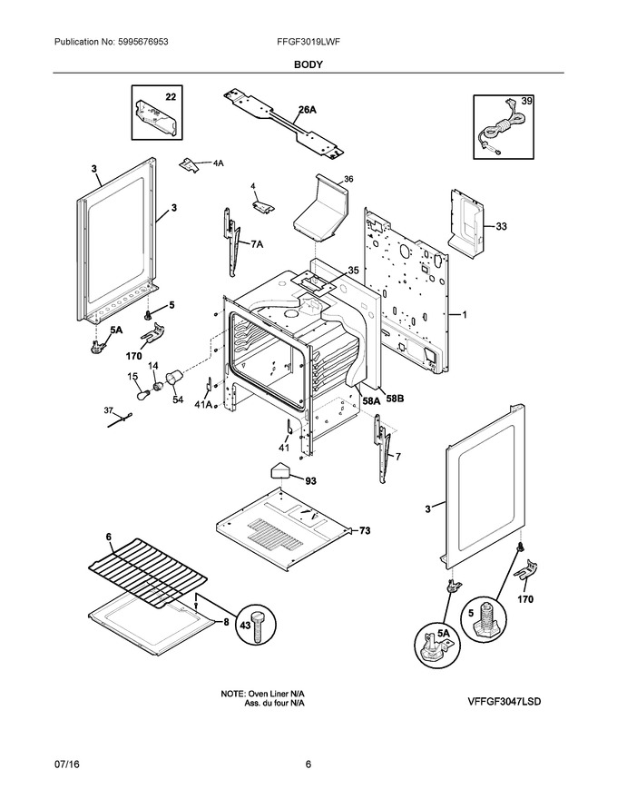 Diagram for FFGF3019LWF