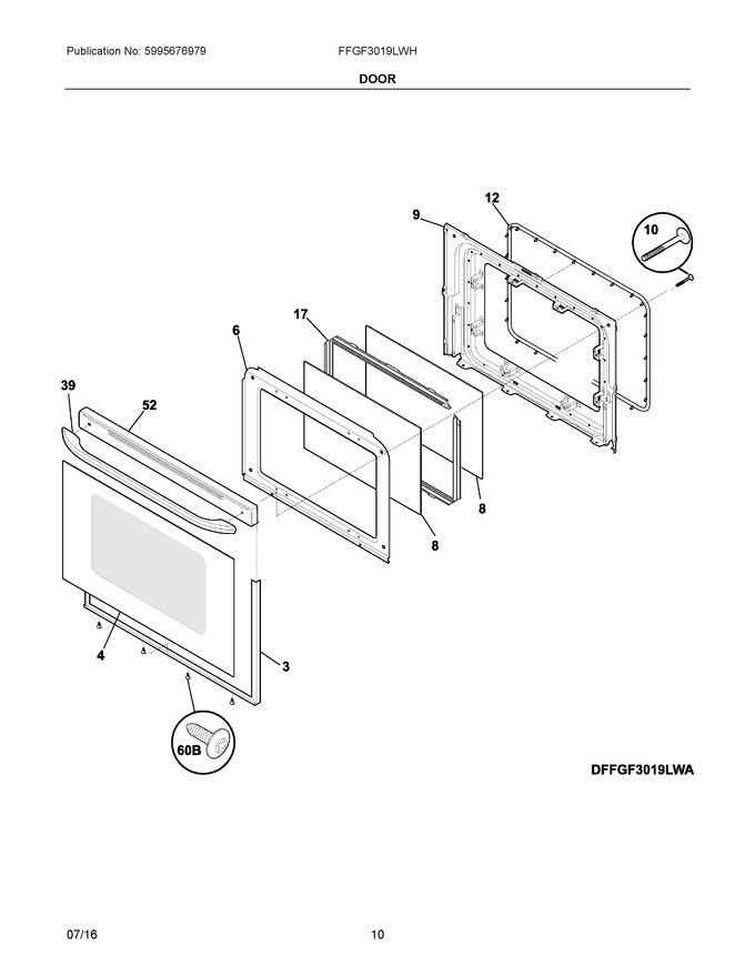 Diagram for FFGF3019LWH