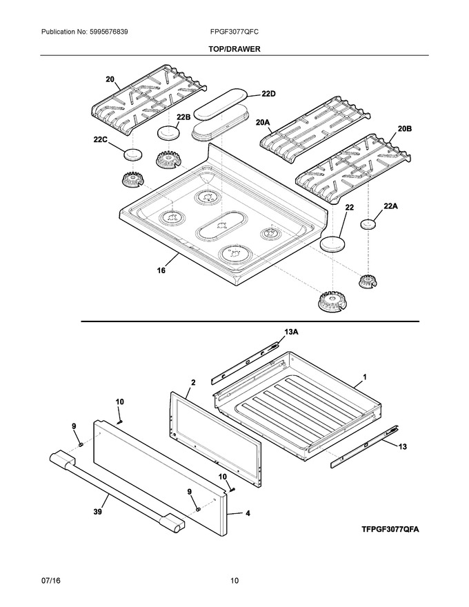 Diagram for FPGF3077QFC
