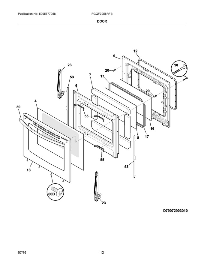 Diagram for FGGF3058RFB